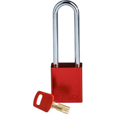 Brady, Vorhängeschloss, SafeKey Aluminum Lockout-Vorhängeschlösser Brady, Vorhängeschloss, SafeKey Aluminum Lockout-Vorhängeschlösser