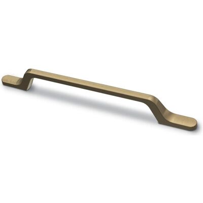 Hettich, Möbelgriff, Griff Orsaria Messing Optik antik gebürstet 160 mm Hettich, Möbelgriff, Griff Orsaria Messing Optik antik gebürstet 160 mm