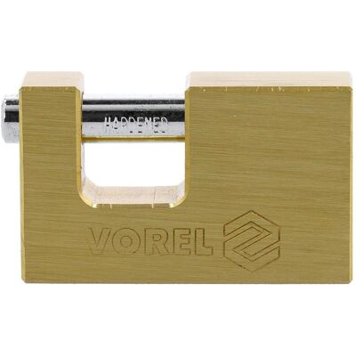 Toya, Vorhängeschloss, Rectangular Brass Padlock 75mm Toya, Vorhängeschloss, Rectangular Brass Padlock 75mm