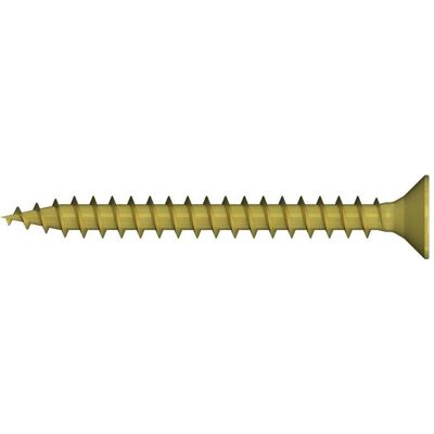 Reisser, Schrauben, R2 Spanplattenschrauben, Flachsenkkopf, PZ, Vollgewinde, 3,0 x 20, Stahl, verzinkt, gelb, 1xgleit... (200 Schrauben pro Stück) Reisser, Schrauben, R2 Spanplattenschrauben, Flachsenkkopf, PZ, Vollgewinde, 3,0 x 20, Stahl, verzinkt, gelb, 1xgleit... (200 Schrauben pro Stück)