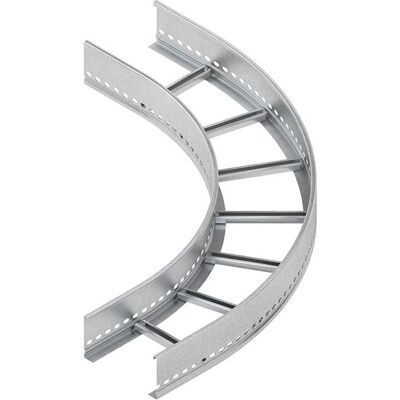 Niedax, Leitungsführung, NIE KLBK 100.503 Bogen 90°, klein, 100x500 mm, mit gelochten Seitenholmen bandve (10 cm) Niedax, Leitungsführung, NIE KLBK 100.503 Bogen 90°, klein, 100x500 mm, mit gelochten Seitenholmen bandve (10 cm)