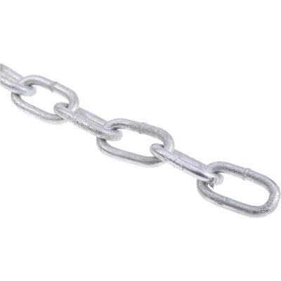 RS PRO, Kette, Gliederkette galvanisiert 7x38mm 200kg RS PRO, Kette, Gliederkette galvanisiert 7x38mm 200kg