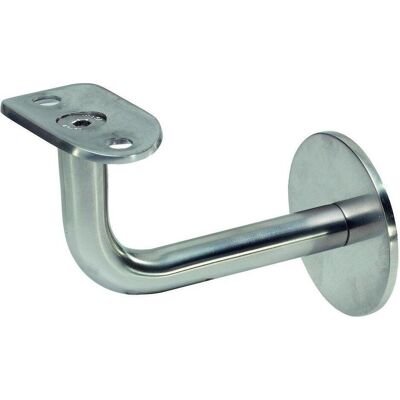 KWS Handlaufstütze 4571 - Edelstahl - Flachmontage - 75mm Wandabstand KWS Handlaufstütze 4571 - Edelstahl - Flachmontage - 75mm Wandabstand