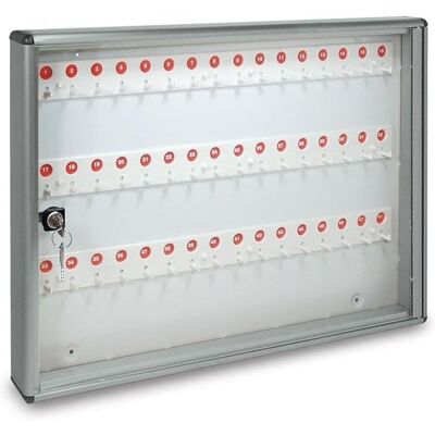 Alubox, Schlüsseltresor + Schlüsselschrank, Bc48 Board für 48 Tasten Silber Alubox, Schlüsseltresor + Schlüsselschrank, Bc48 Board für 48 Tasten Silber