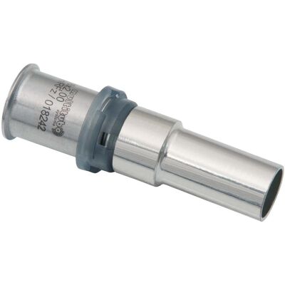 Multitubo, Rohrverbindungstechnik, G2 Metall-Press-Übergang Cu 20 x 2,25 - Cu 22, Messing verzinnt Multitubo, Rohrverbindungstechnik, G2 Metall-Press-Übergang Cu 20 x 2,25 - Cu 22, Messing verzinnt