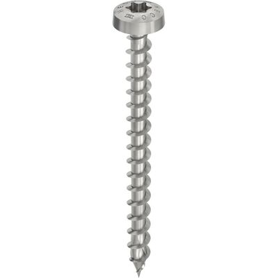 Heco, Schrauben, TOPIX-plus A2 4,0 x 30, Rundkopf, T-Drive, Variables Vollgewinde, blank, gleitbeschichtet, 200 (200 Schrauben pro Stück) Heco, Schrauben, TOPIX-plus A2 4,0 x 30, Rundkopf, T-Drive, Variables Vollgewinde, blank, gleitbeschichtet, 200 (200 Schrauben pro Stück)