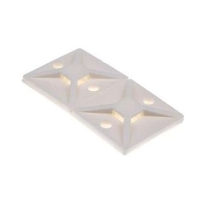 HellermannTyton, Kabelbinder, Befestigungssockel MB4A klebend (28 mm, 100 Stk.) HellermannTyton, Kabelbinder, Befestigungssockel MB4A klebend (28 mm, 100 Stk.)
