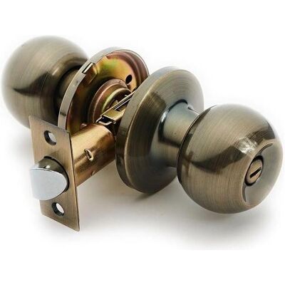 Okko, Türgriff + Türgarnitur, Door Knob Lock 607 Ab Wc Antique Brass (Türgriff) Okko, Türgriff + Türgarnitur, Door Knob Lock 607 Ab Wc Antique Brass (Türgriff)