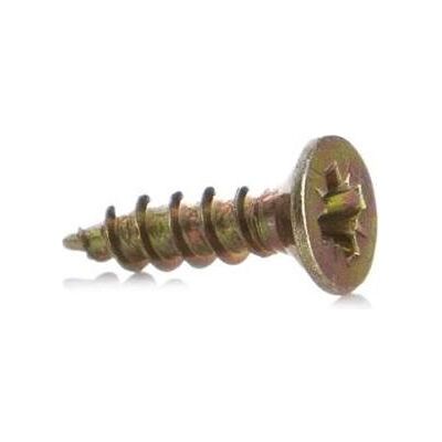 Dübel, CHIPBOARD SCREW 5.0X25 YLW ZP 25PCS G1 (25 Stk.) Dübel, CHIPBOARD SCREW 5.0X25 YLW ZP 25PCS G1 (25 Stk.)