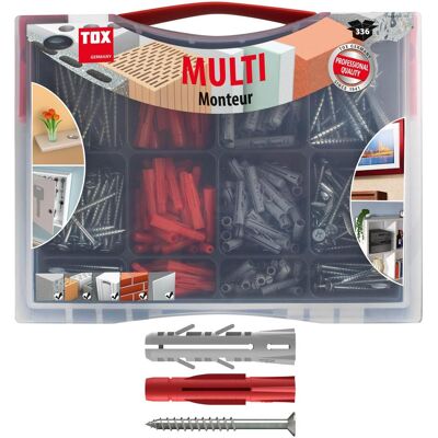 Tox, Dübel, Monteur Multi (336 Stk.) Tox, Dübel, Monteur Multi (336 Stk.)