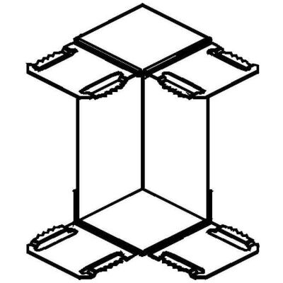 Niedax, Leitungsführung, NIE GKIE 110 R GK-Inneneckeinsatz 90°, 110x61 mm RAL 9010, reinweià Niedax, Leitungsführung, NIE GKIE 110 R GK-Inneneckeinsatz 90°, 110x61 mm RAL 9010, reinweiÃ