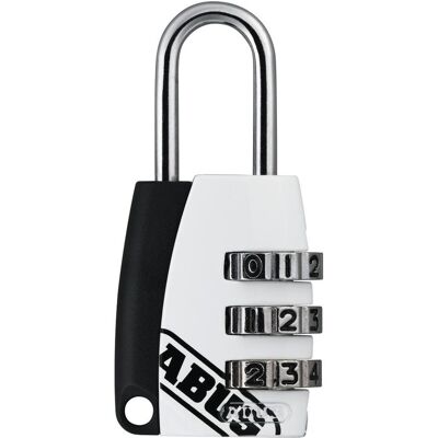 Abus, Vorhängeschloss, 155/20 black+white B/DFNLIESPP Abus, Vorhängeschloss, 155/20 black+white B/DFNLIESPP