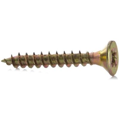 Haushalt, Dübel, CHIPBOARD SCREW 6.0X30 YLW ZP 20PCS G1 (20 Stk.) Haushalt, Dübel, CHIPBOARD SCREW 6.0X30 YLW ZP 20PCS G1 (20 Stk.)