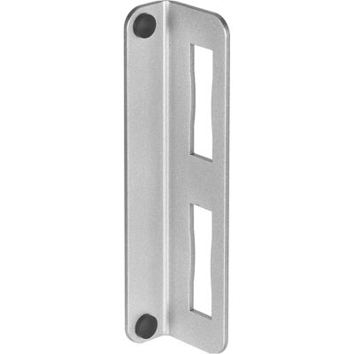 Amf, Holzverbinder, Schliessblech mit Anschlag 145W, 173x45x27 mm, Kastenst. 40mm, Stahl verzinkt (1 Stk.) Amf, Holzverbinder, Schliessblech mit Anschlag 145W, 173x45x27 mm, Kastenst. 40mm, Stahl verzinkt (1 Stk.)