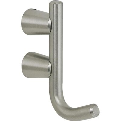 Grimme, Kleiderhaken + Wandgarderobe, Mantelhaken Copan Breite 20 mm, Höhe 86 mm, Edelstahl gebürstet Grimme, Kleiderhaken + Wandgarderobe, Mantelhaken Copan Breite 20 mm, Höhe 86 mm, Edelstahl gebürstet