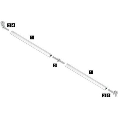Hettich Adapter Quadro 9219966 - Synchronisationsadapter, Grau Hettich Adapter Quadro 9219966 - Synchronisationsadapter, Grau