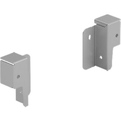 Hettich, Möbelausstattung, Rückwandverbinder-Set ArciTech, silber (1 Stk.) Hettich, Möbelausstattung, Rückwandverbinder-Set ArciTech, silber (1 Stk.)