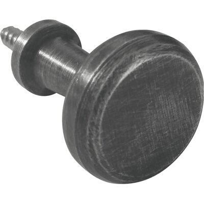 Schörghofer & Frehe, Türgriff + Türgarnitur, SCHÖRGHOFER Fensterziehknopf AIST 25 mm, Eisen verzinkt schwarz patiniert Schörghofer & Frehe, Türgriff + Türgarnitur, SCHÖRGHOFER Fensterziehknopf AIST 25 mm, Eisen verzinkt schwarz patiniert