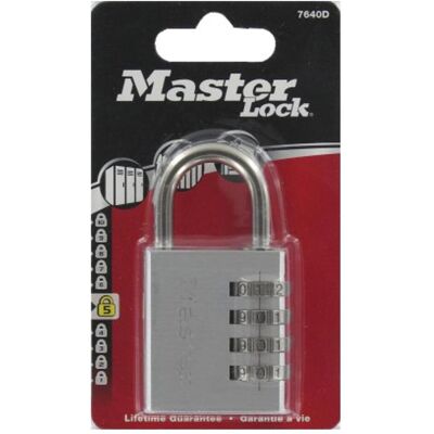 Master Lock, Vorhängeschloss, Zahlenschloss 7640EURD Master Lock, Vorhängeschloss, Zahlenschloss 7640EURD