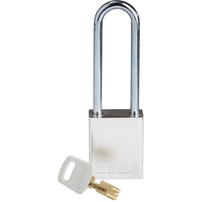 Brady, Vorhängeschloss, SafeKey Aluminum Lockout-Vorhängeschlösser Brady, Vorhängeschloss, SafeKey Aluminum Lockout-Vorhängeschlösser