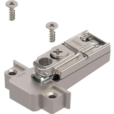 Blum, Möbelscharnier, Alu CLIP-Adapterplatte für Zwischenscharnier AVENTOS HF / SERVO-D Blum, Möbelscharnier, Alu CLIP-Adapterplatte für Zwischenscharnier AVENTOS HF / SERVO-D