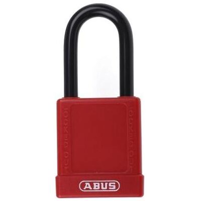 ABUS Roter Vorhängeschloss - 6,5mm Bügel, 38mm, Innen/Außen ABUS Roter Vorhängeschloss - 6,5mm Bügel, 38mm, Innen/Außen