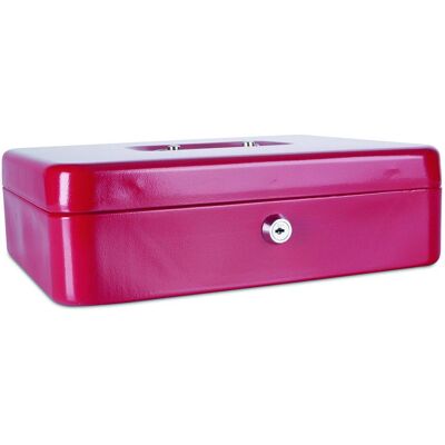 Donau, Geldkassette, Kassette für Geld, gross, 300x90x240mm, rot Donau, Geldkassette, Kassette für Geld, gross, 300x90x240mm, rot