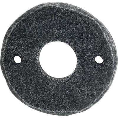 Halcö, Türgriff + Türgarnitur, Rosette STUBAI - WC, ø 53 mm, verzinkt schwarz passiviert (Türgarnitur) Halcö, Türgriff + Türgarnitur, Rosette STUBAI - WC, ø 53 mm, verzinkt schwarz passiviert (Türgarnitur)