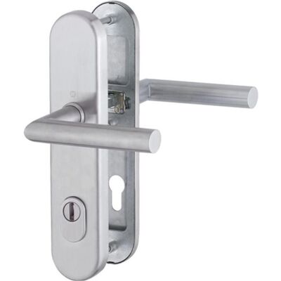 Hoppe, Türgriff + Türgarnitur, Schutzgarnitur Amsterdam E1400Z/3332ZA/3310 Edelstahl F69 92 mm 67-72 mm (Türgarnitur) Hoppe, Türgriff + Türgarnitur, Schutzgarnitur Amsterdam E1400Z/3332ZA/3310 Edelstahl F69 92 mm 67-72 mm (Türgarnitur)
