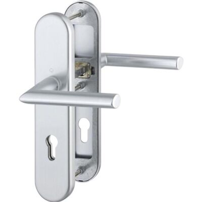 Hoppe Stockholm Aluminium Türgriff-Set - 72mm, 8mm Vierkant, Für Außen-/Innentüren Hoppe Stockholm Aluminium Türgriff-Set - 72mm, 8mm Vierkant, Für Außen-/Innentüren