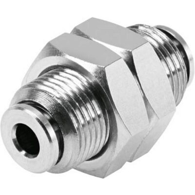 Festo, Zubehör Befestigungstechnik, Bulkhead 12mm to 12mm Festo, Zubehör Befestigungstechnik, Bulkhead 12mm to 12mm