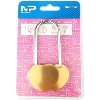 MP, Vorhängeschloss, Padlock MAP-S-60, gold MP, Vorhängeschloss, Padlock MAP-S-60, gold