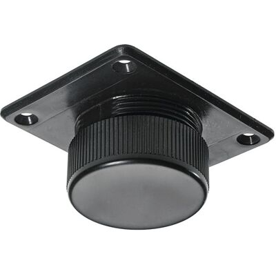 Hettich Höhenverstellungssystem - Schwarzes Kunststoff, 65x80mm Hettich Höhenverstellungssystem - Schwarzes Kunststoff, 65x80mm