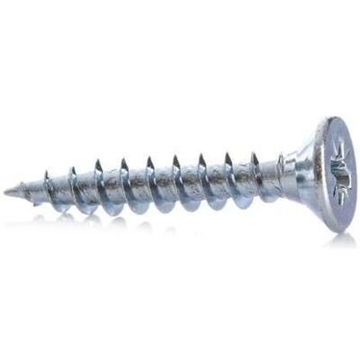 Haushalt, Dübel, CHIPBOARD SCREW 5.0X30 WHT ZP 25PCS G1 (25 Stk.) Haushalt, Dübel, CHIPBOARD SCREW 5.0X30 WHT ZP 25PCS G1 (25 Stk.)
