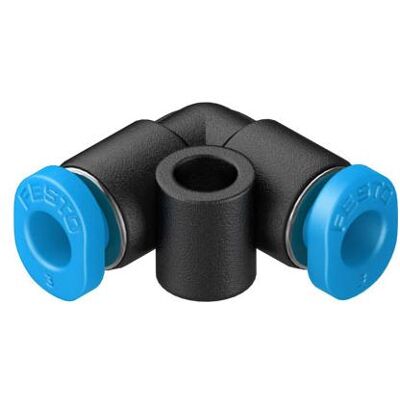 Festo, Zubehör Befestigungstechnik, Push-in L Connector, 3mm Festo, Zubehör Befestigungstechnik, Push-in L Connector, 3mm