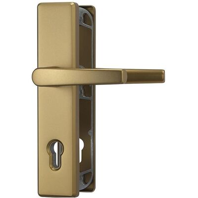 Abus, Türgriff + Türgarnitur, HLS214 F4 Türschutzbeschlag Drücker/Drücker (Türschildgarnitur) Abus, Türgriff + Türgarnitur, HLS214 F4 Türschutzbeschlag Drücker/Drücker (Türschildgarnitur)