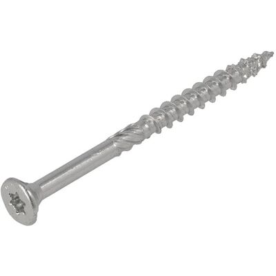 Dynaplus universalschroef verzinkt platkop deeldraad 6x70mm T30 - Schrauben Dynaplus universalschroef verzinkt platkop deeldraad 6x70mm T30 - Schrauben