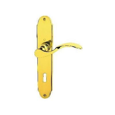 Hoppe Caracas M112SLN/2021 Türgriff-Garnitur - Messing brüniert Hoppe Caracas M112SLN/2021 Türgriff-Garnitur - Messing brüniert