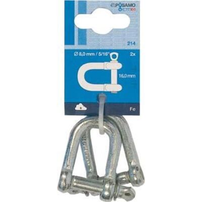 POSAMO - Z6-6 - 6mm verzinkt - Schäkel POSAMO - Z6-6 - 6mm verzinkt - Schäkel