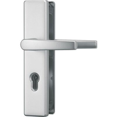 Abus, Türgriff + Türgarnitur, KLN314 F1 Schutzbeschlag DG, aluminium (Türgriff) Abus, Türgriff + Türgarnitur, KLN314 F1 Schutzbeschlag DG, aluminium (Türgriff)