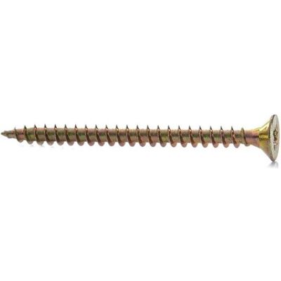 Haushalt, Dübel, CHIPBOARD SCREW 5.0X60 YLW ZP 10PCS G2 (10 Stk.) Haushalt, Dübel, CHIPBOARD SCREW 5.0X60 YLW ZP 10PCS G2 (10 Stk.)