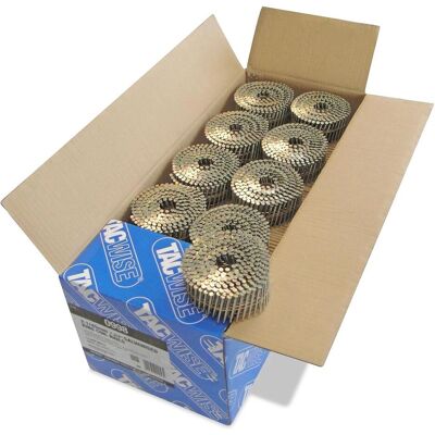 Tacwise 14er Pack 400 Nägel - Ringrücken, Verzinkt - 45mm Tacwise 14er Pack 400 Nägel - Ringrücken, Verzinkt - 45mm