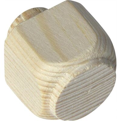 Alles im Griff - Holzziernagel 25x25 Fichte roh - Breite 25 mm - Höhe 25 mm - Zapfen Ø 15 mm - Möbelzubehör Alles im Griff - Holzziernagel 25x25 Fichte roh - Breite 25 mm - Höhe 25 mm - Zapfen Ø 15 mm - Möbelzubehör