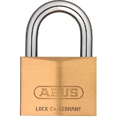 Abus, Vorhängeschloss, Zylindervorhangschloss 85/60 gl Schlosskörperbreite 60 mm Messing gleichschliessend 2715 Abus, Vorhängeschloss, Zylindervorhangschloss 85/60 gl Schlosskörperbreite 60 mm Messing gleichschliessend 2715