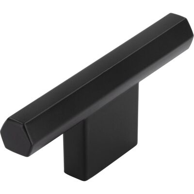 Siro, Möbelgriff, Griff Baris LA 16 mm, Breite 75 mm, Zinkdruckguss schwarz matt Siro, Möbelgriff, Griff Baris LA 16 mm, Breite 75 mm, Zinkdruckguss schwarz matt