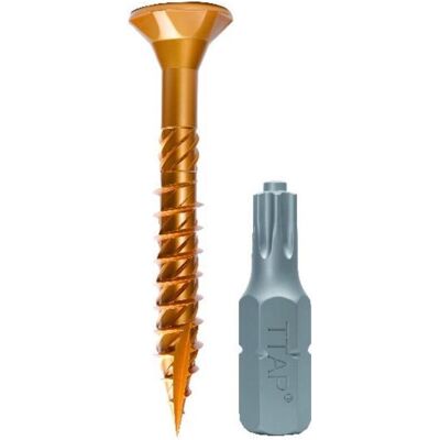 E-Jet Schraube 5 x 40 mm Vollgewinde Verzinkt Gelb - Schraube E-Jet Schraube 5 x 40 mm Vollgewinde Verzinkt Gelb - Schraube