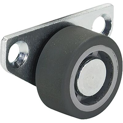 Hettich, Möbelrollen, Seitenrolle ø 30mm, max. 40kg Bauhöhe 31 Hettich, Möbelrollen, Seitenrolle ø 30mm, max. 40kg Bauhöhe 31