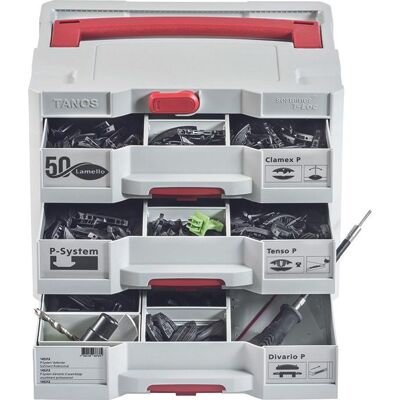 Lamello, Holzverbinder, P-System Verbinder Sortiment Professional (Verbindungsbeschlag, 1 Stk.) Lamello, Holzverbinder, P-System Verbinder Sortiment Professional (Verbindungsbeschlag, 1 Stk.)