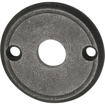 Halcö, Türgriff + Türgarnitur, WC-Rosette Gröden Rosetten ø 50x3mm mit Holzschrauben, verzinkt patiniert (Türgarnitur, Türgriff) Halcö, Türgriff + Türgarnitur, WC-Rosette Gröden Rosetten ø 50x3mm mit Holzschrauben, verzinkt patiniert (Türgarnitur, Türgriff)