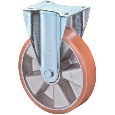 BS N110.B90.102 Schwerlastrolle - 100mm Polyurethan - Stahlgabel BS N110.B90.102 Schwerlastrolle - 100mm Polyurethan - Stahlgabel
